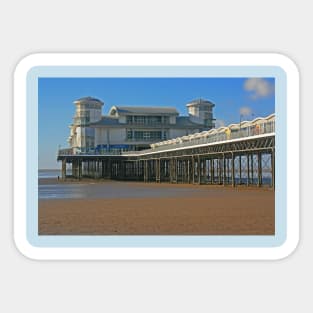 Grand Pier, Weston-Super-Mare, February 2024 Sticker